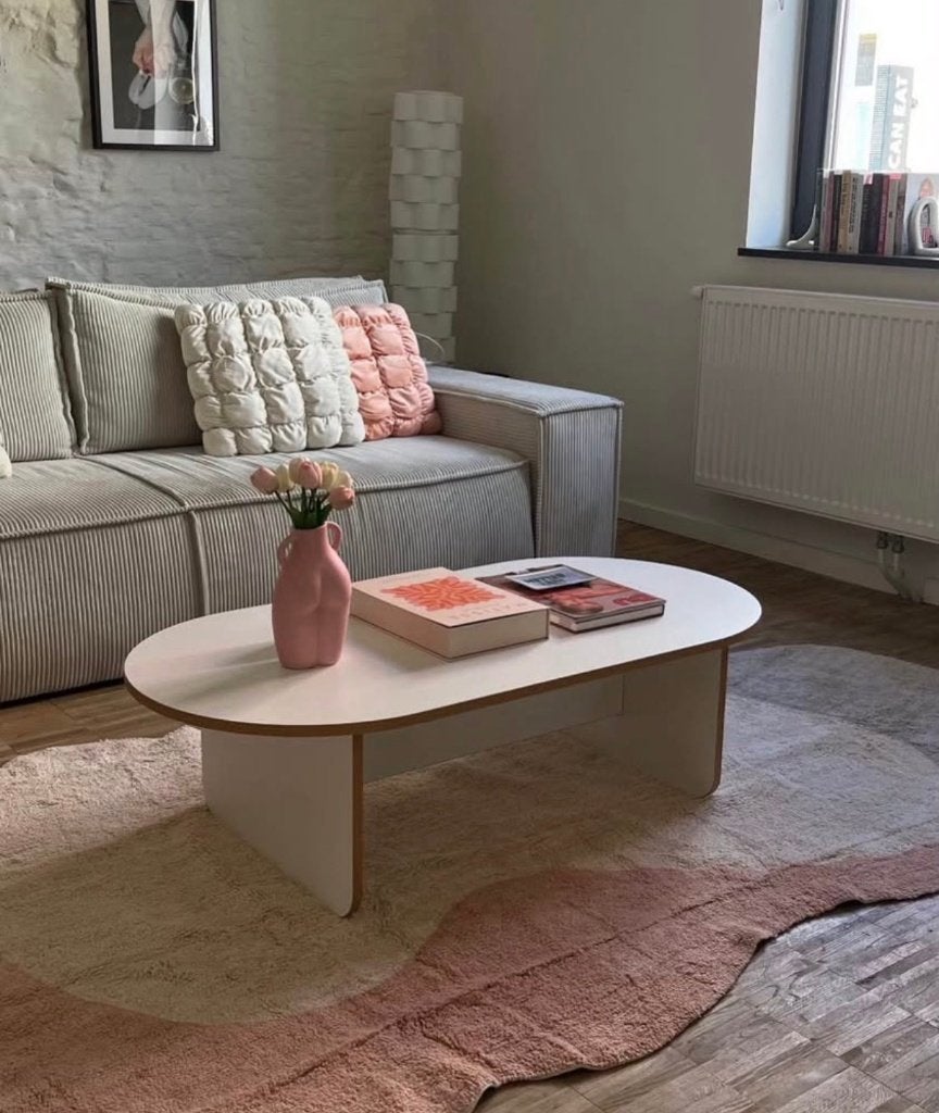 salontafel Kwantum, Ophalen, 100 tot 150 cm, 50 tot 100 cm, Zo goed als nieuw