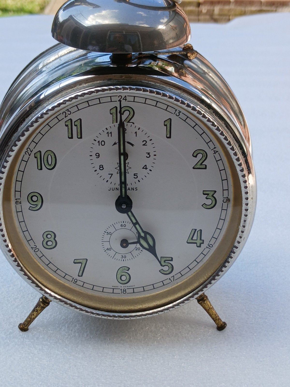Antieke Junghans Wekker Jaren '20 - W231 - Perfecte Werking, Antiek en Kunst, Antiek | Klokken, Ophalen of Verzenden