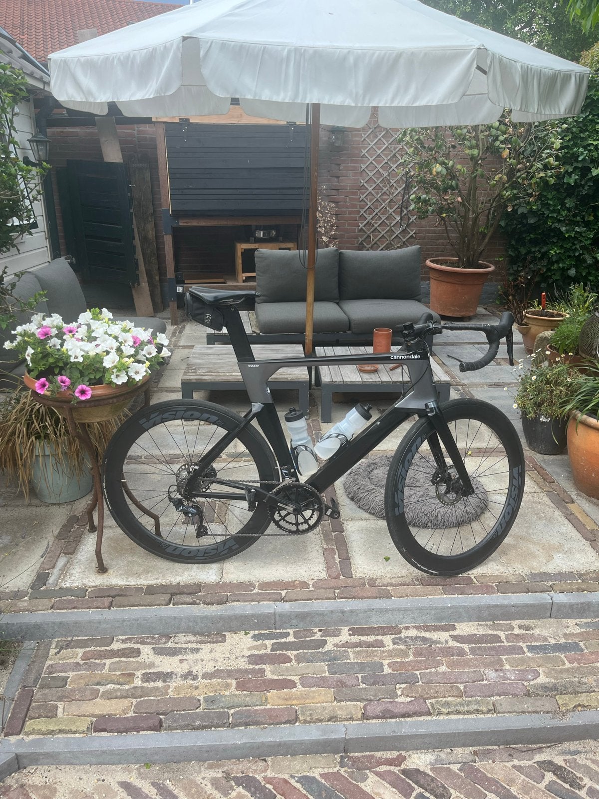 Cannondale SystemSix racefiets Vision wielen, Fietsen en Brommers, Fietsen | Heren | Sportfietsen en Toerfietsen, 28 inch, Gebruikt