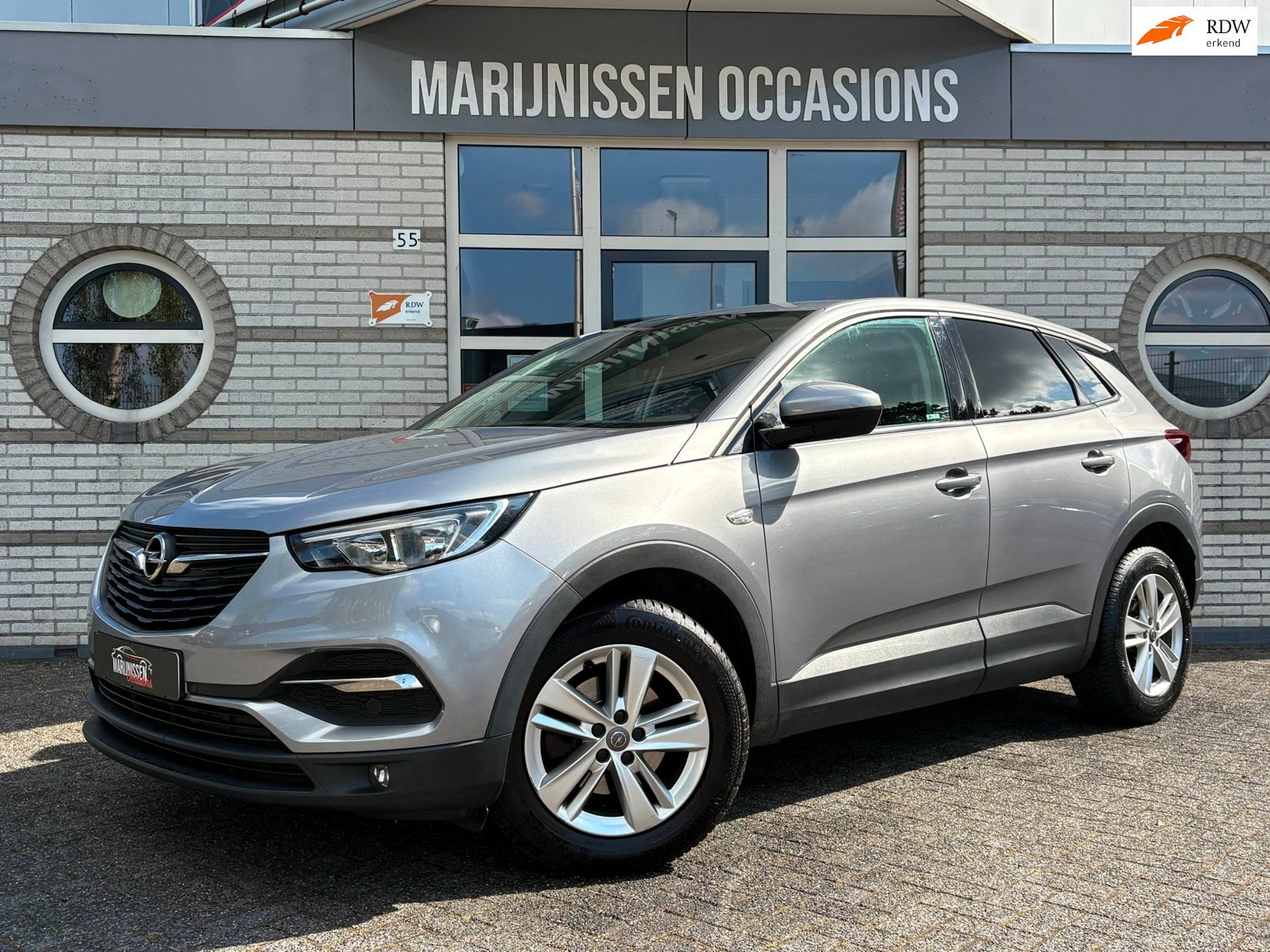 Opel Grandland X 1.2 Turbo Business Executive |Navi,Carplay,, Auto's, Opel, Stof, Gebruikt, 1199 cc, Bedrijf