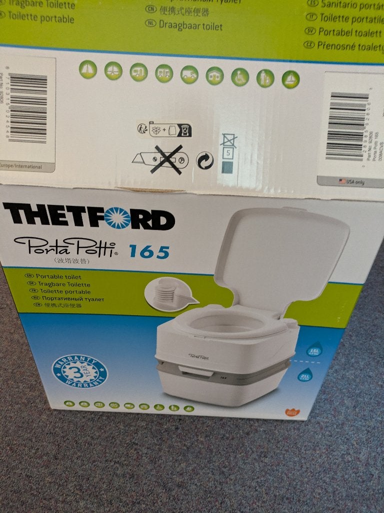 Porta Potti 165, Ophalen, Zo goed als nieuw