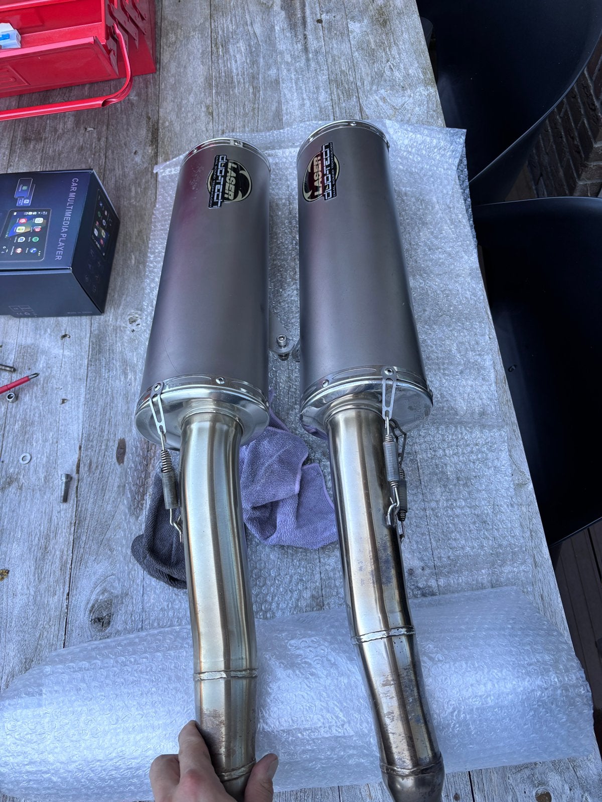 Laser duo-tec uitlaten TDM 900, Motoren, Ophalen, Gebruikt