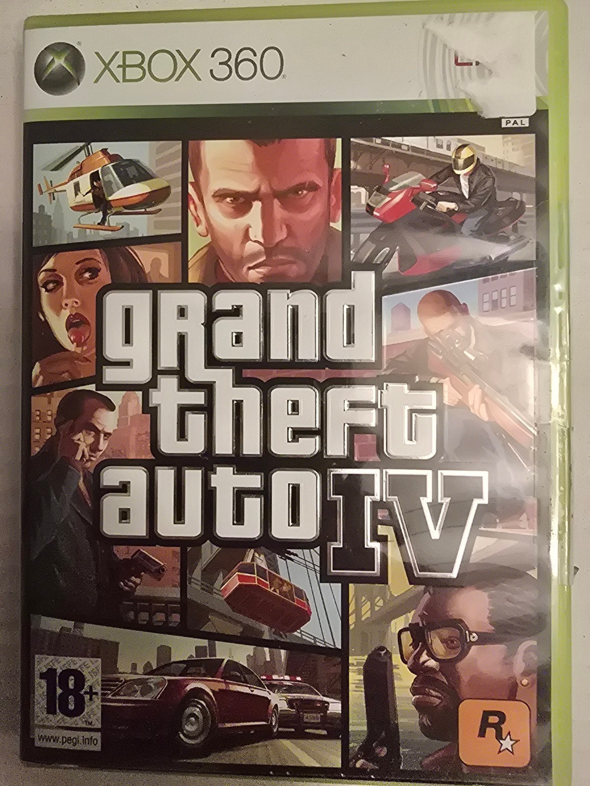 Grand Theft Auto IV (GTA 4) Xbox 360 zijnde kaart, Avontuur en Actie, Online, Vanaf 18 jaar, 1 speler