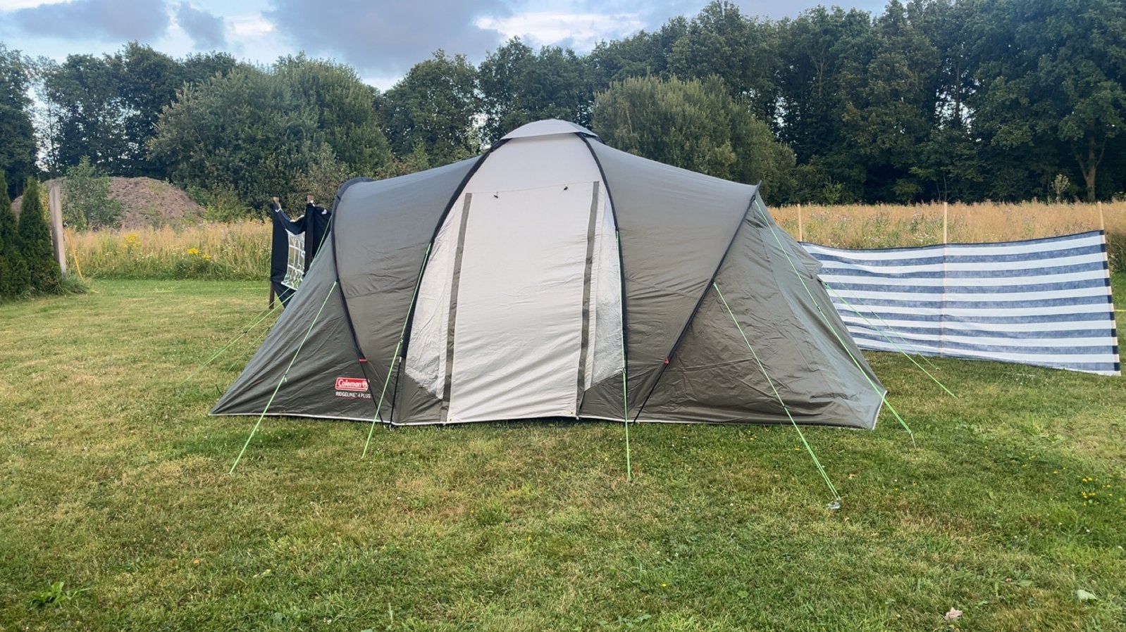 Coleman Ridgeline 4 Plus tent - Ruime familietent, Caravans en Kamperen, Ophalen, Gebruikt, Tot en met 4