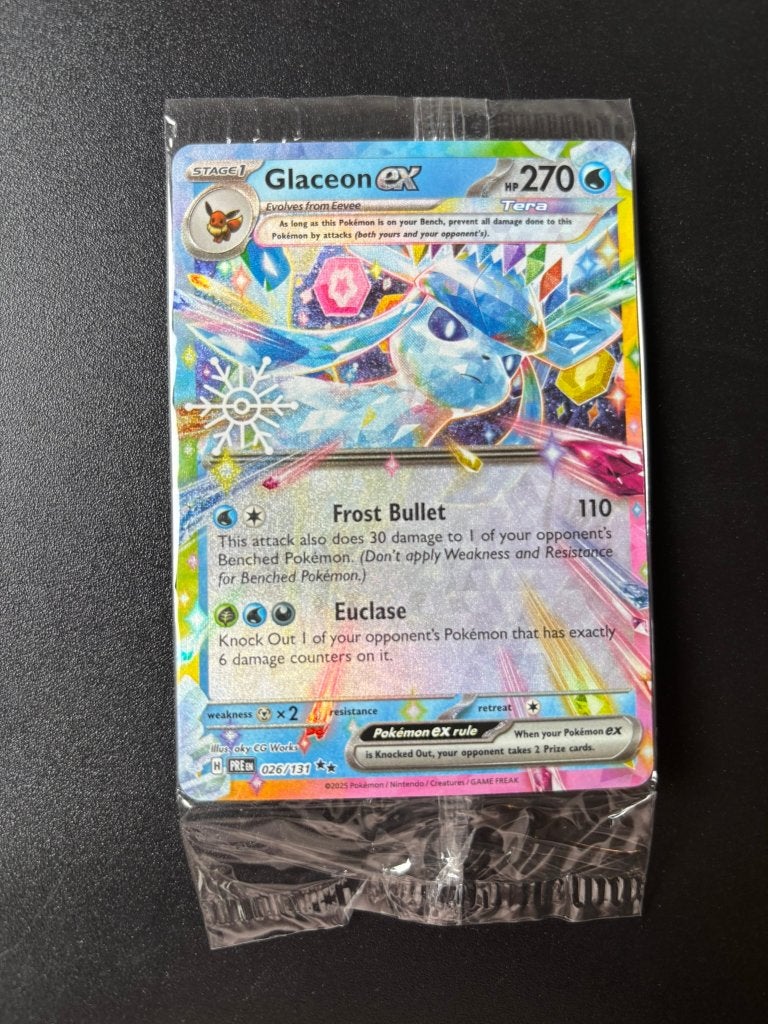 Glaceon ex (xPRE 026), Ophalen of Verzenden, Nieuw, Losse kaart