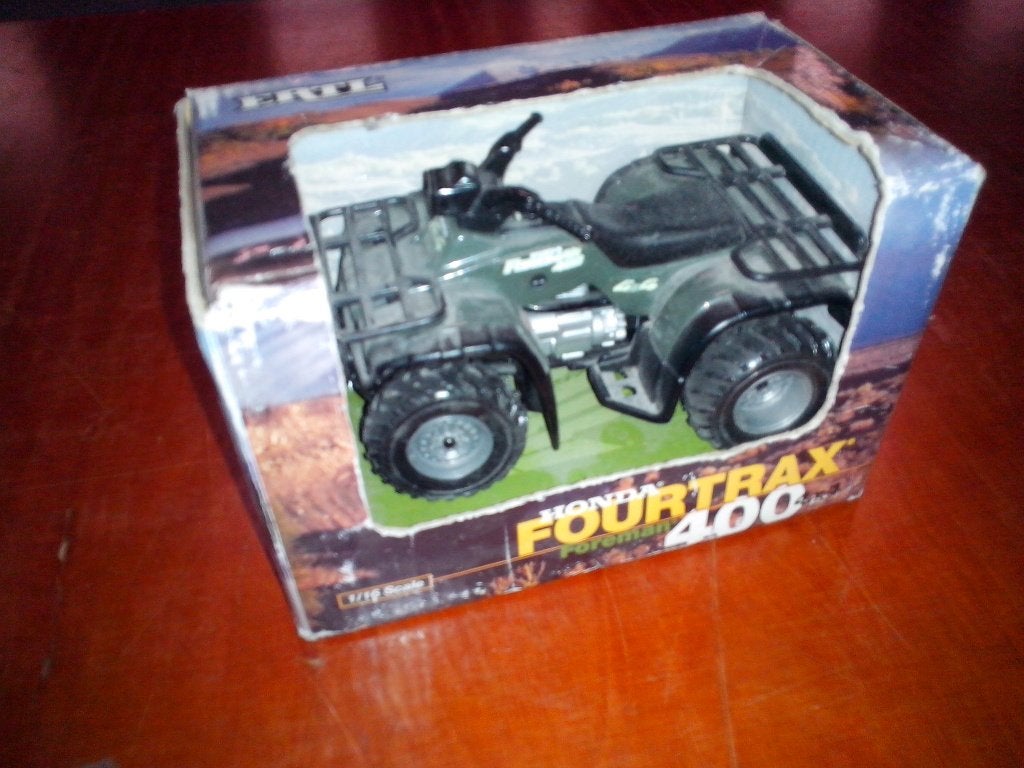 Honda Fourtrax 400 Quad, schaal 1:16, Ertl Die cast, Ophalen of Verzenden, Zo goed als nieuw, Motor, ERTL