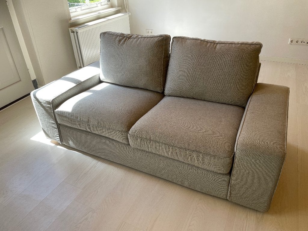 Bank (driezitsbank), Ophalen, Hout, Driepersoons, 75 tot 100 cm