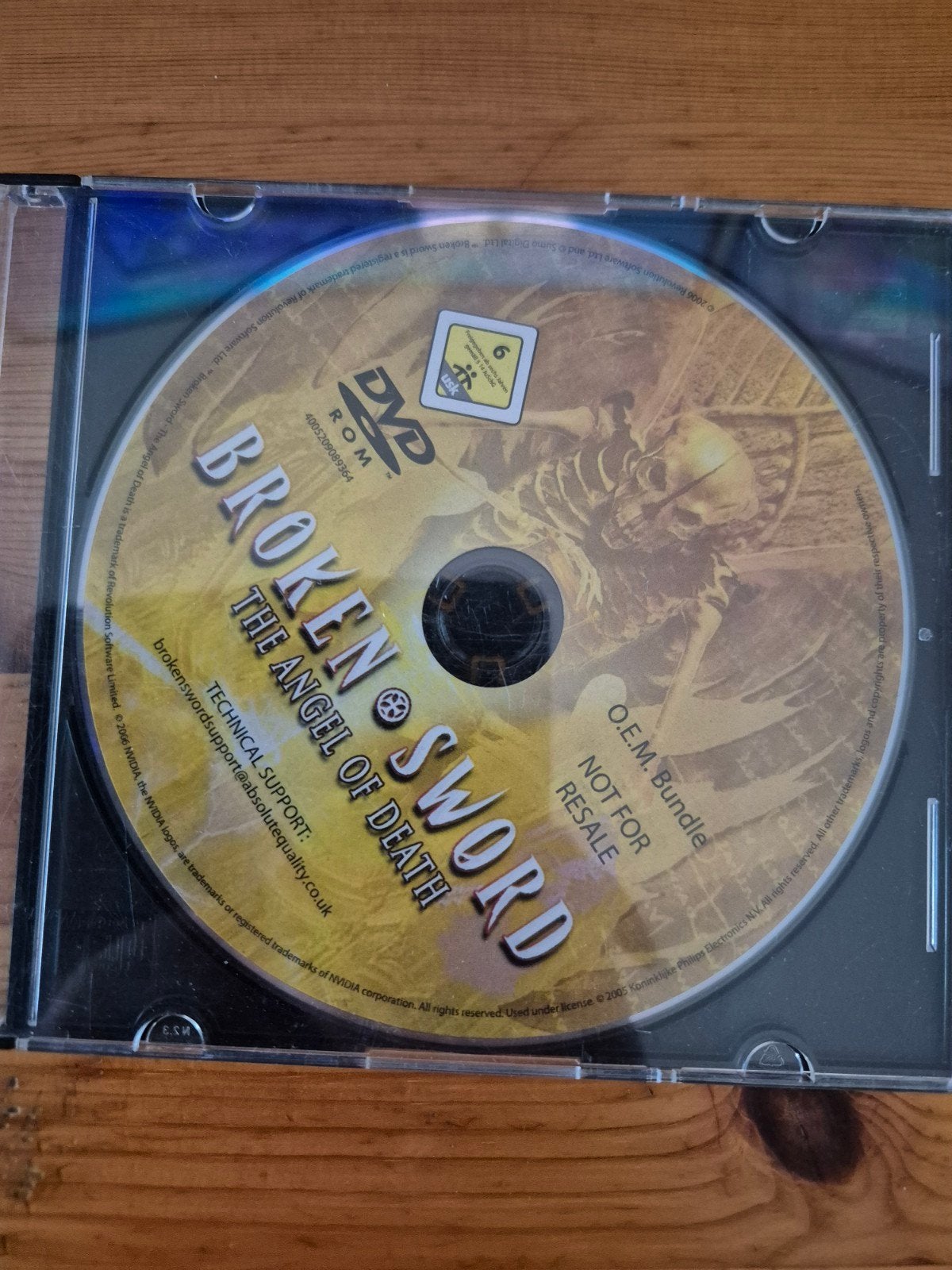 Broken Sword: The Angel of Death PC DVD-ROM, 1 speler, Ophalen of Verzenden, Zo goed als nieuw, Avontuur en Actie