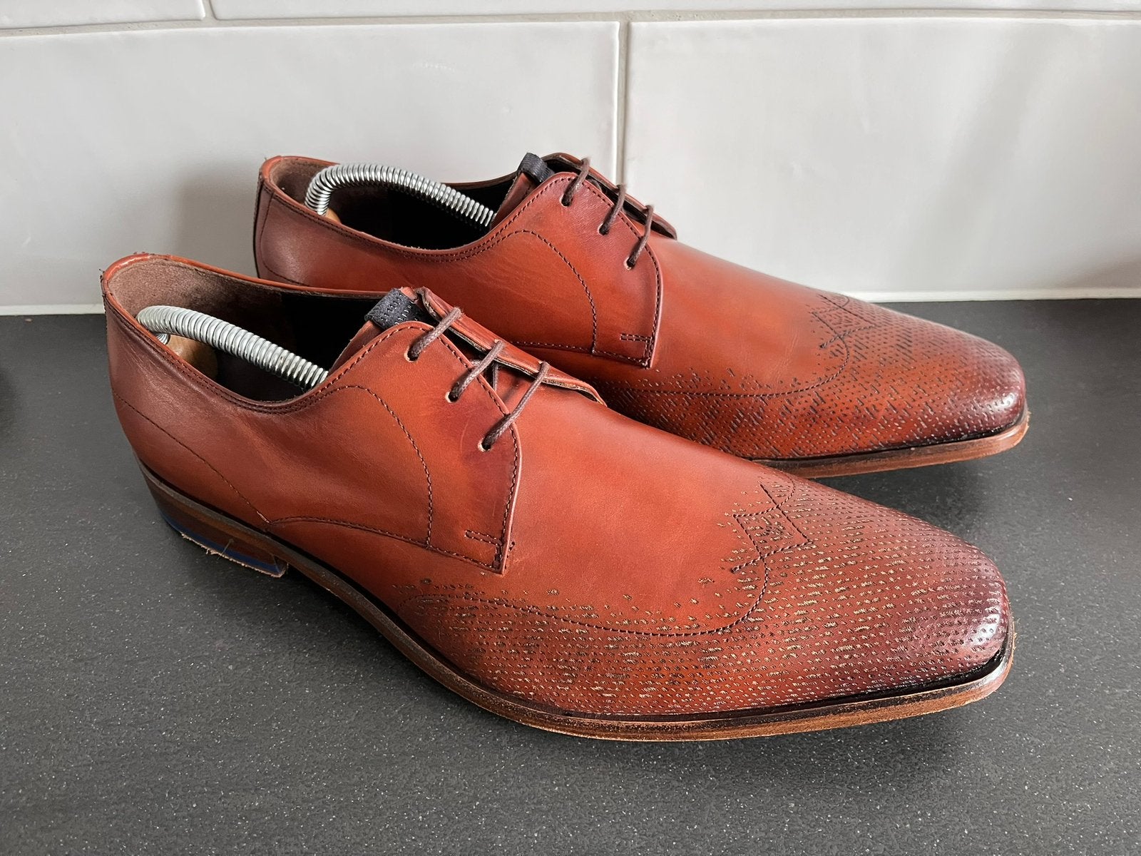 Floris van Bommel herenschoenen maat 8.5 / 42.5 H, Floris van Bommel, Overige kleuren, Floris van Bommel, Ophalen of Verzenden