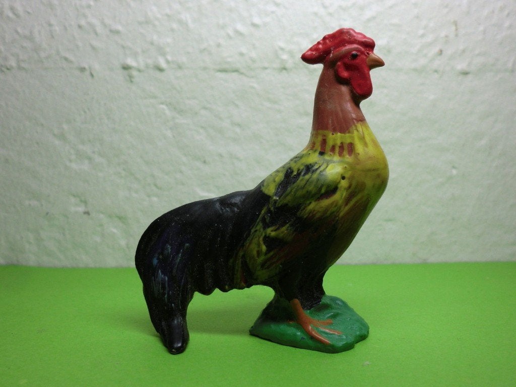 Schleich 13014 haan, dierfiguur, Ophalen of Verzenden, Gebruikt, Boerderijdier, Beeldje of Figuurtje