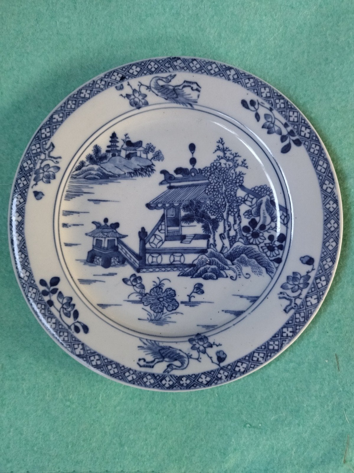 Delfts Blauw Chinees Wandbord., Ophalen of Verzenden