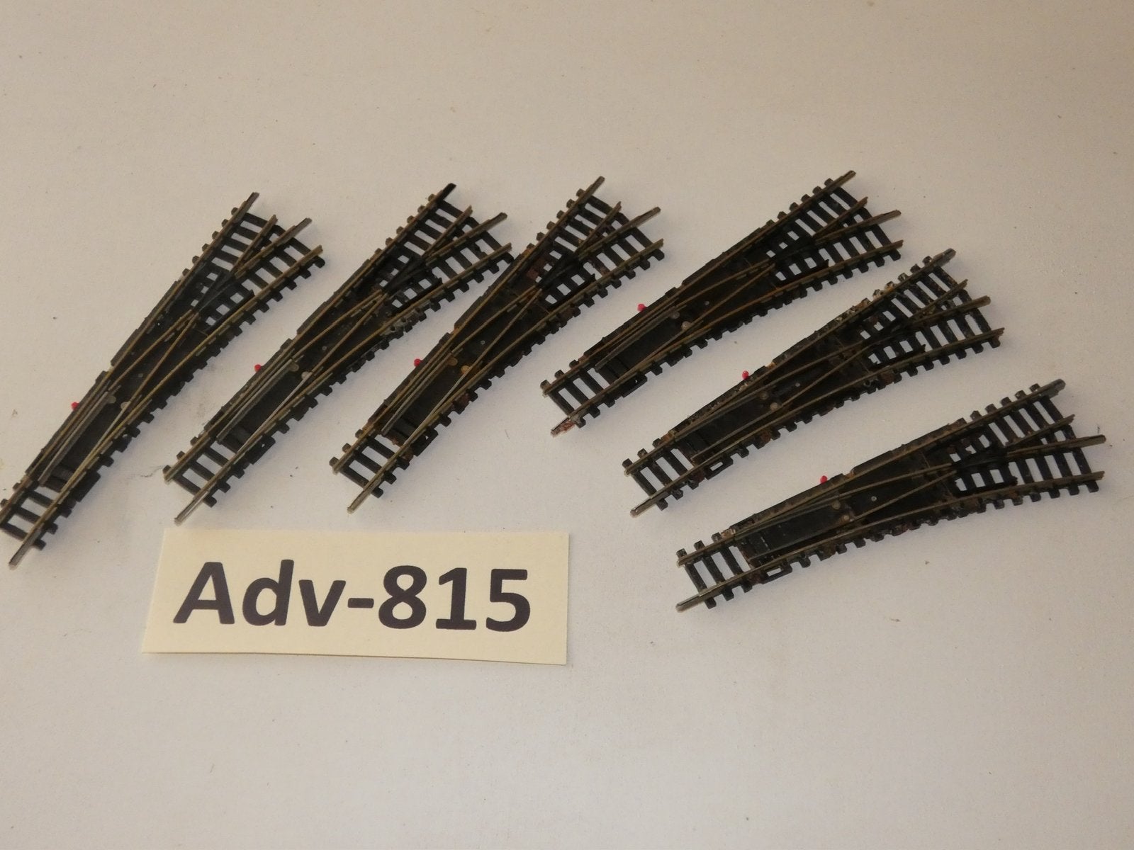 Adv-815 N Spoor Rechte Wissels 14955 Minitrix 2 e keuze, Gebruikt, Gelijkstroom, Trix, Rails