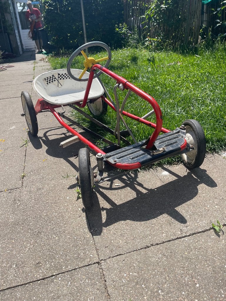 Kettler vintage trapauto gocart 1964, Ophalen