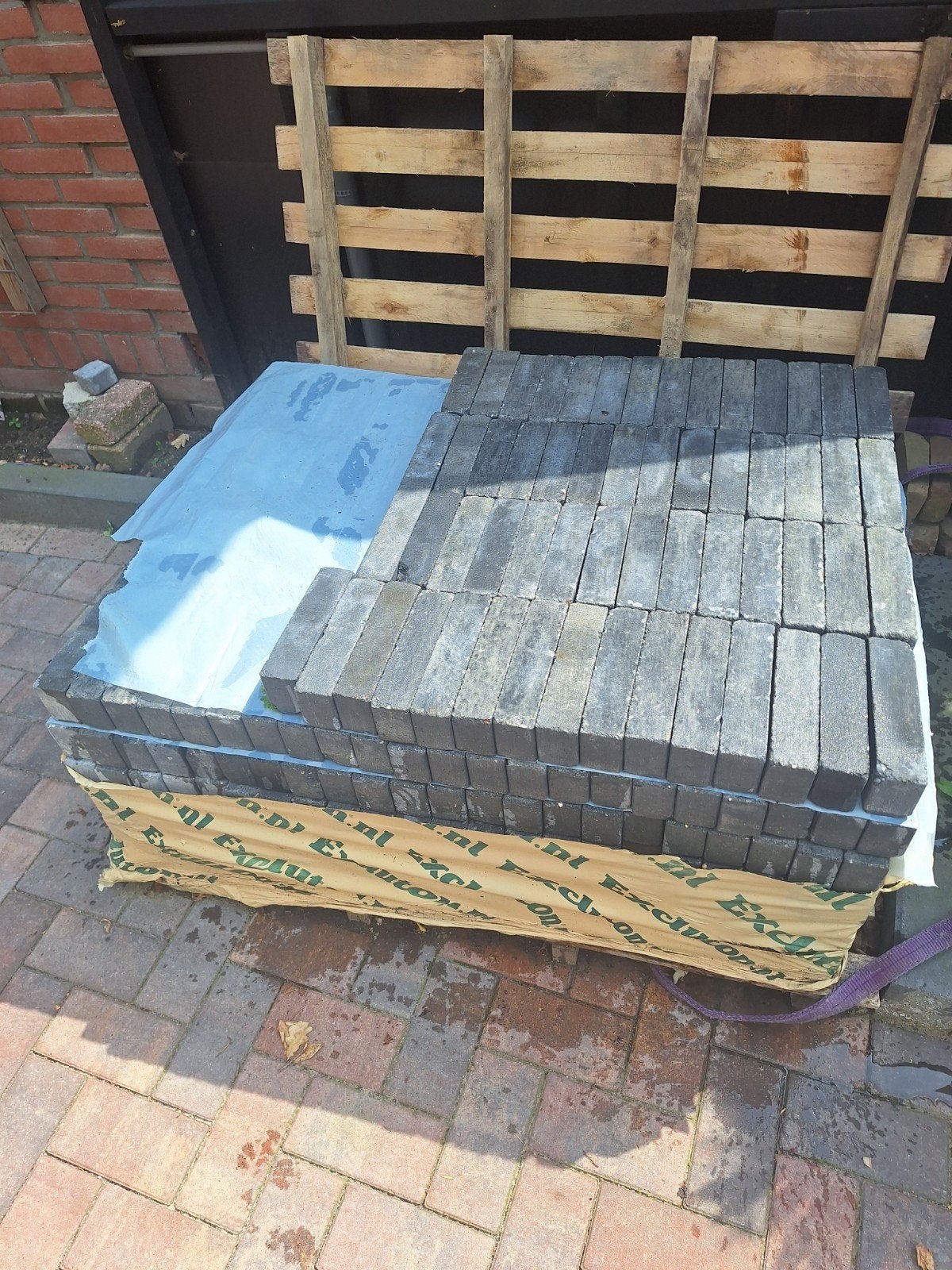 Nieuwe excluton klinkertjes 5x20x7cm, Ophalen, Hardsteen, Overige typen, Nieuw