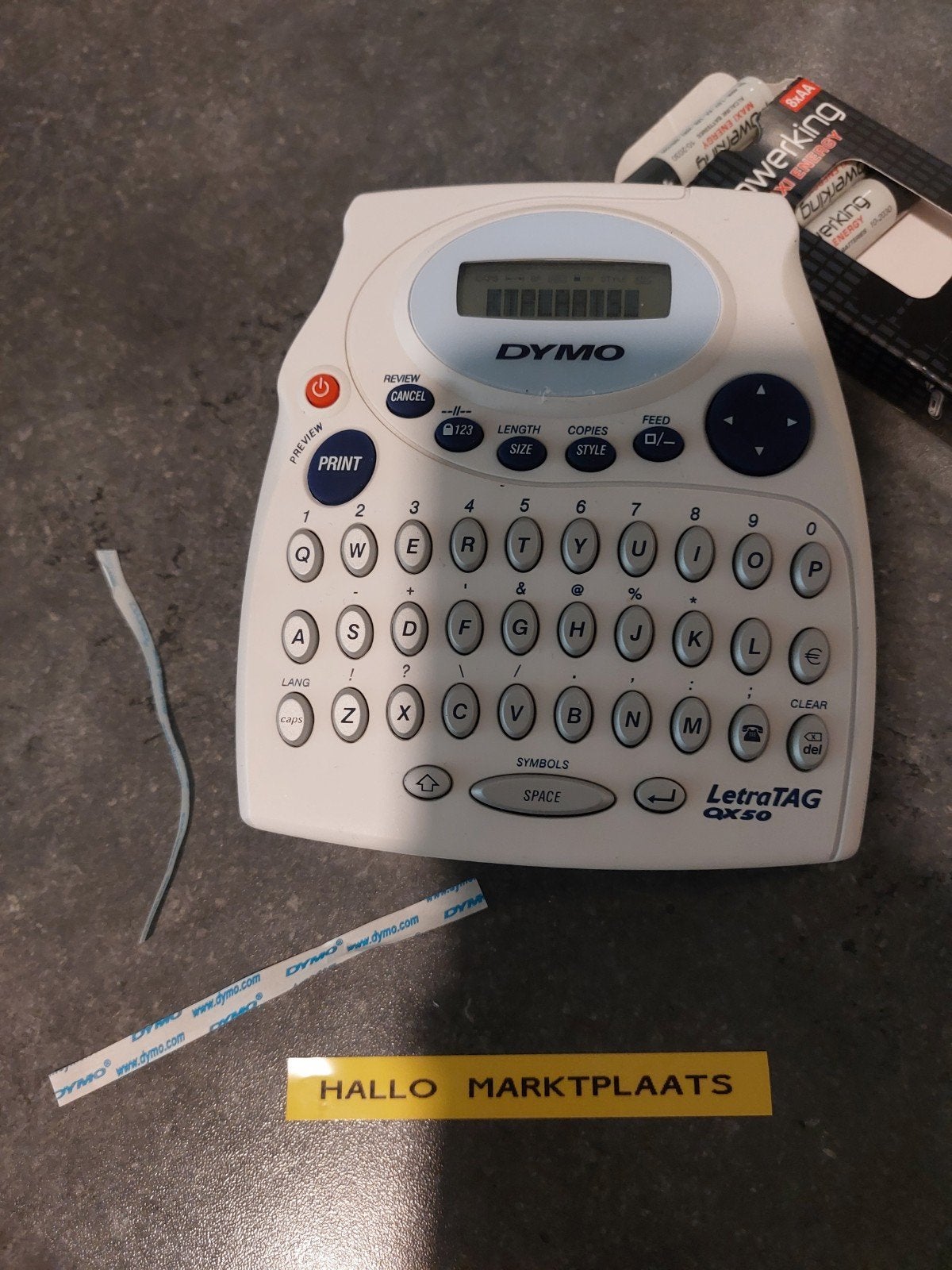 DYMO LetraTag QX50 Labelprinter, Zwart-en-wit printen, DYMO, Printer, Ophalen of Verzenden