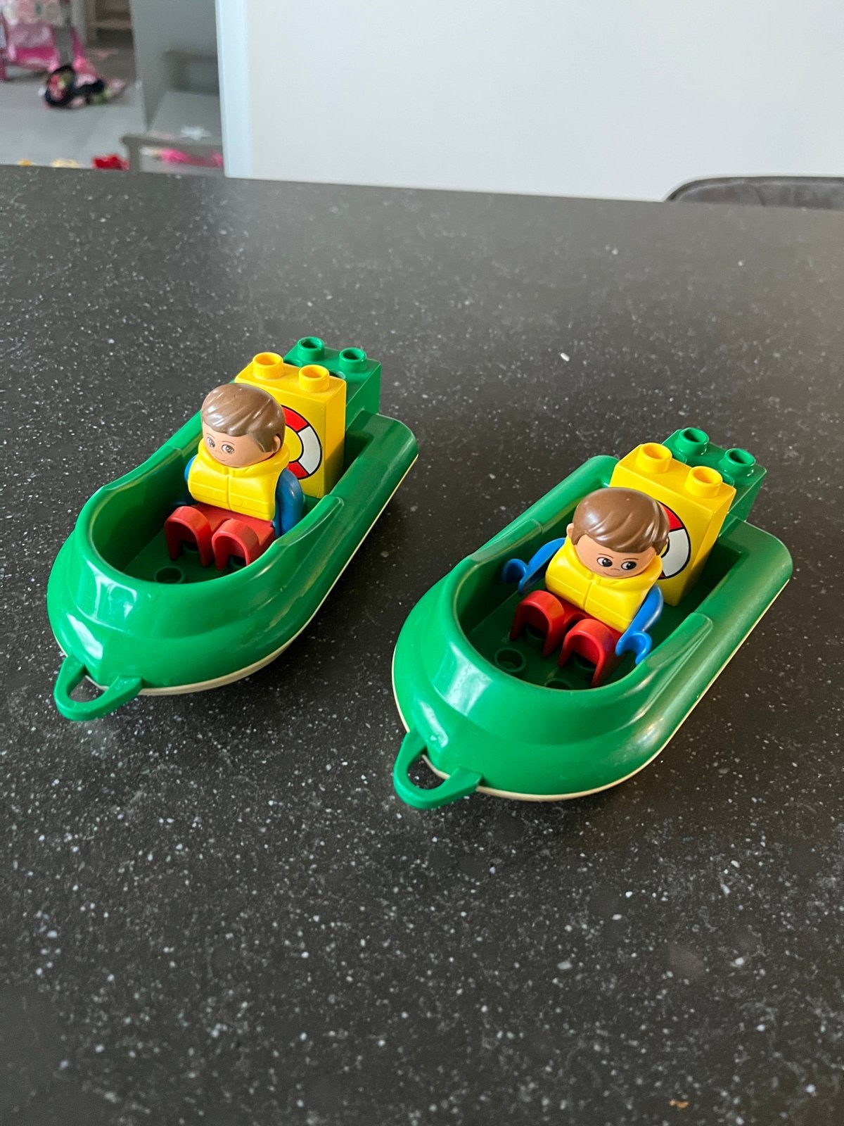 Reddingsbootmet poppetje - DUPLO 2684, Ophalen of Verzenden, Gebruikt, Overige merken