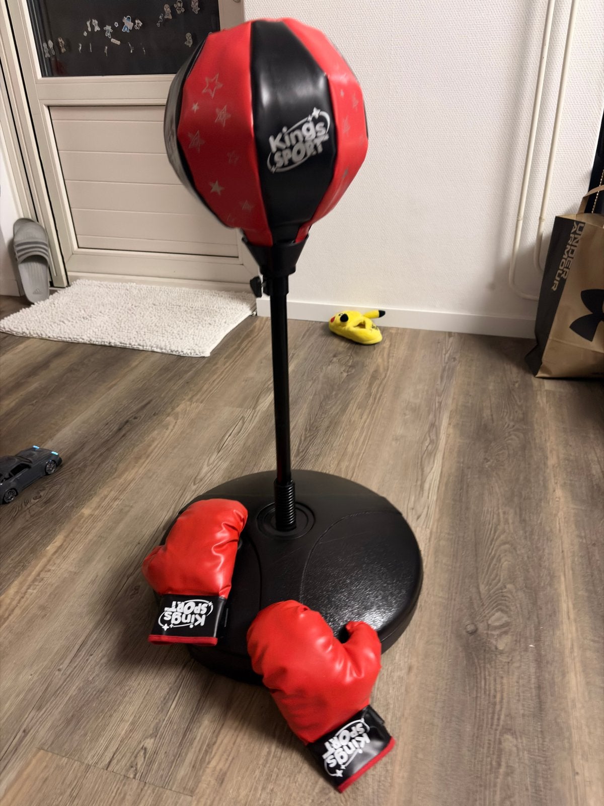 Kings Sport Boksbal met Handschoenen - Zo goed als nieuw, Ophalen, Zo goed als nieuw, Boksbal