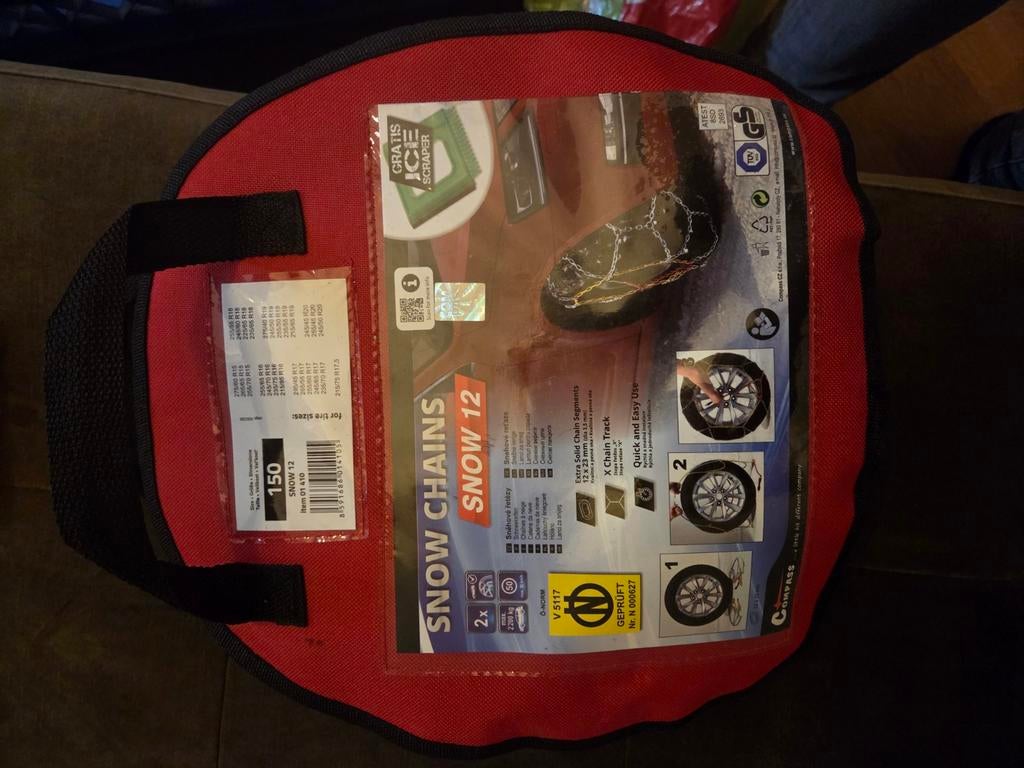 Nieuwe sneeuwkettingen Snow Chains 12 (maat 150), Ophalen of Verzenden, Nieuw