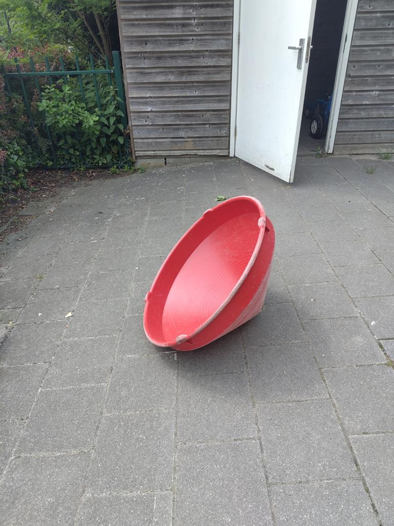 Rode Schommeltol / Wiebeltol / Reuzentol voor Kinderen, Ophalen, Gebruikt