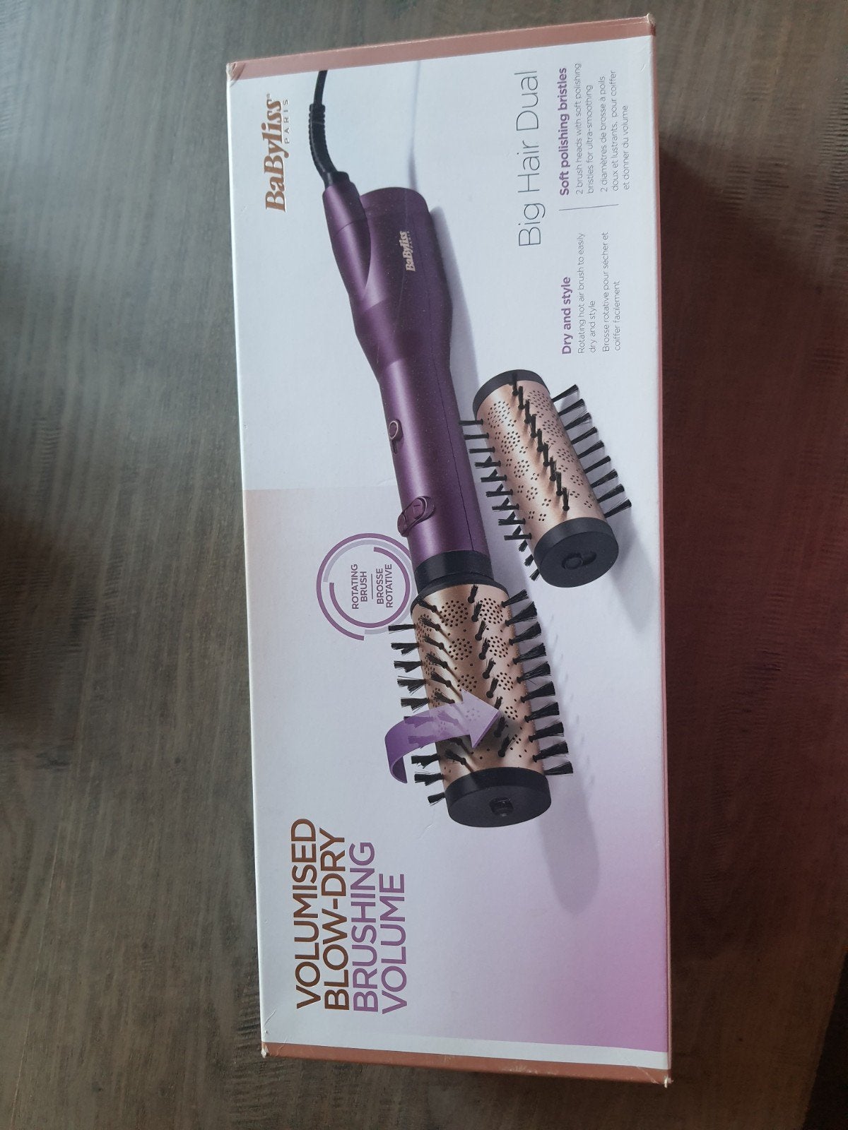 BaByliss roterende föhnborstel, Ophalen of Verzenden, Nieuw, Haarverzorging