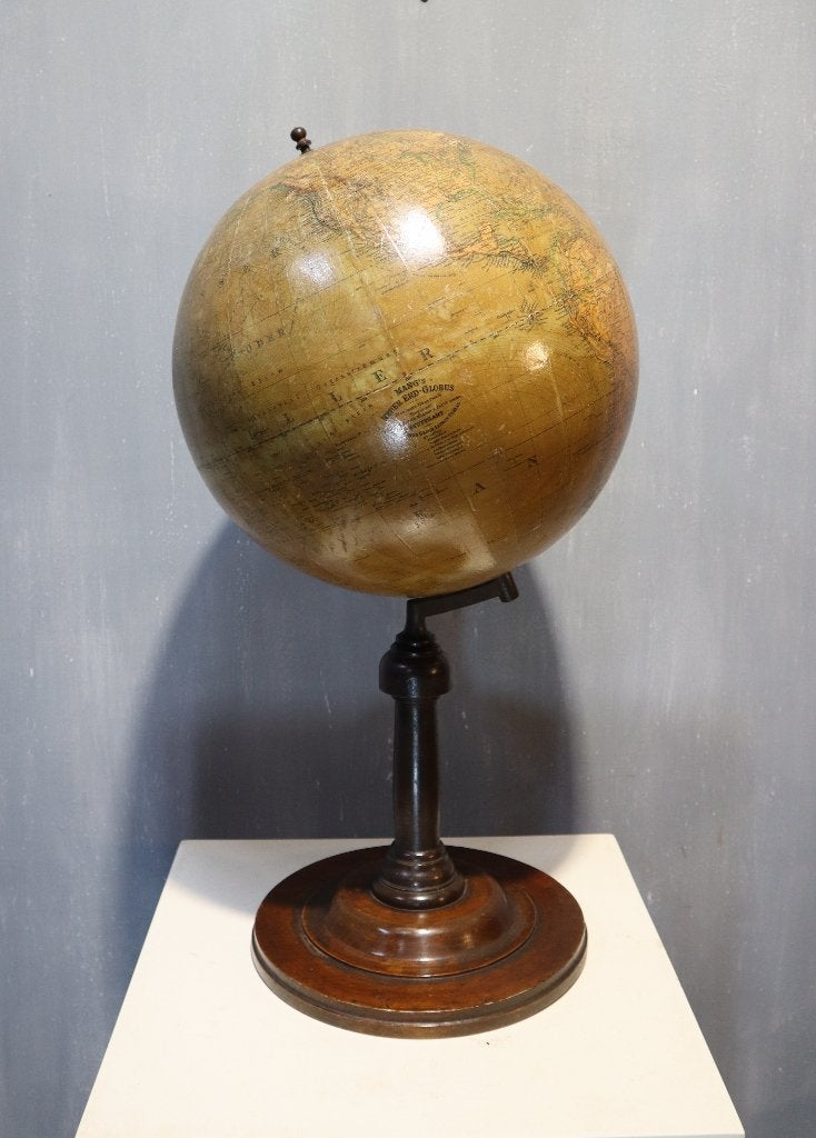 Antieke globe ca 1898, Ophalen of Verzenden