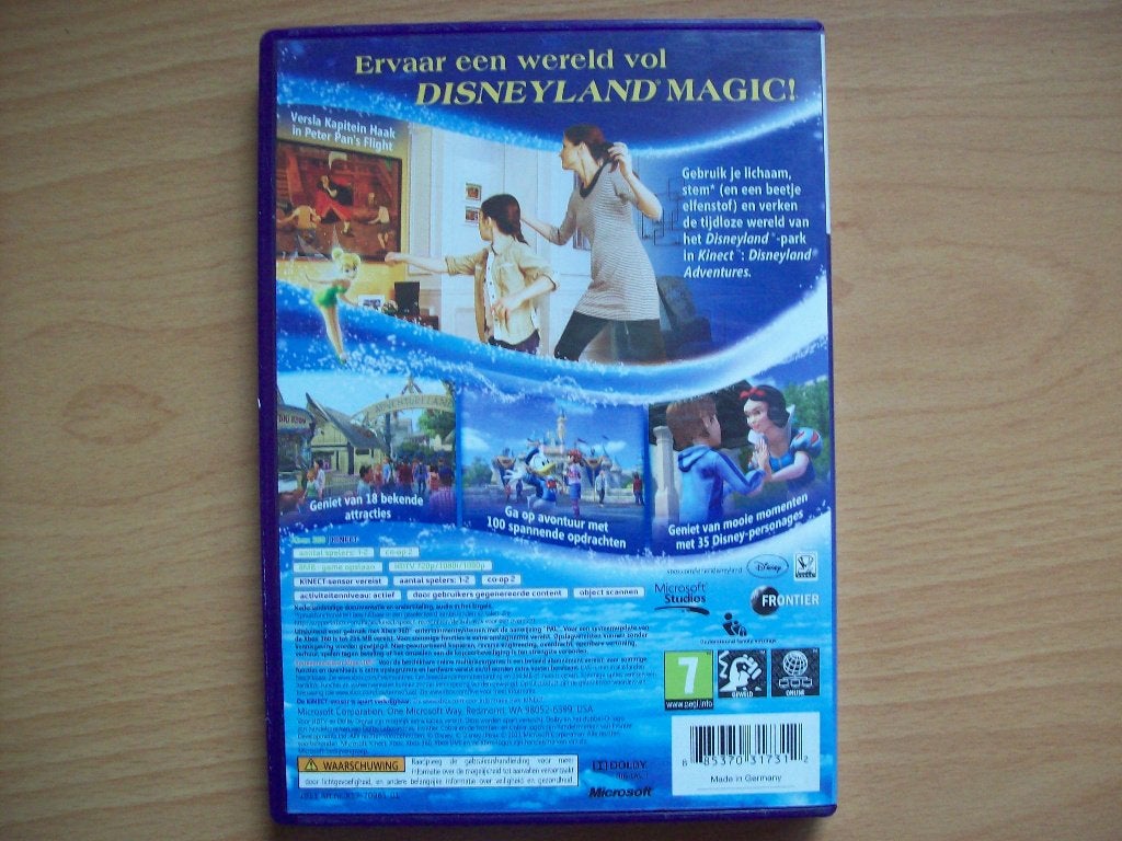 Disneyland Adventures (Met boekje!) Xbox 360 Kinect (2810), Spelcomputers en Games, Avontuur en Actie, Gebruikt, 1 speler, Ophalen of Verzenden