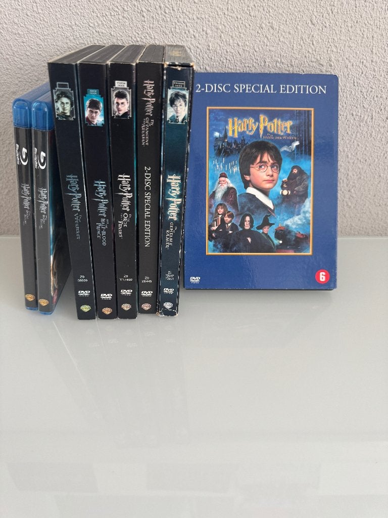 Harry potter films dvd / blu-ray, Alle leeftijden, Ophalen of Verzenden, Gebruikt