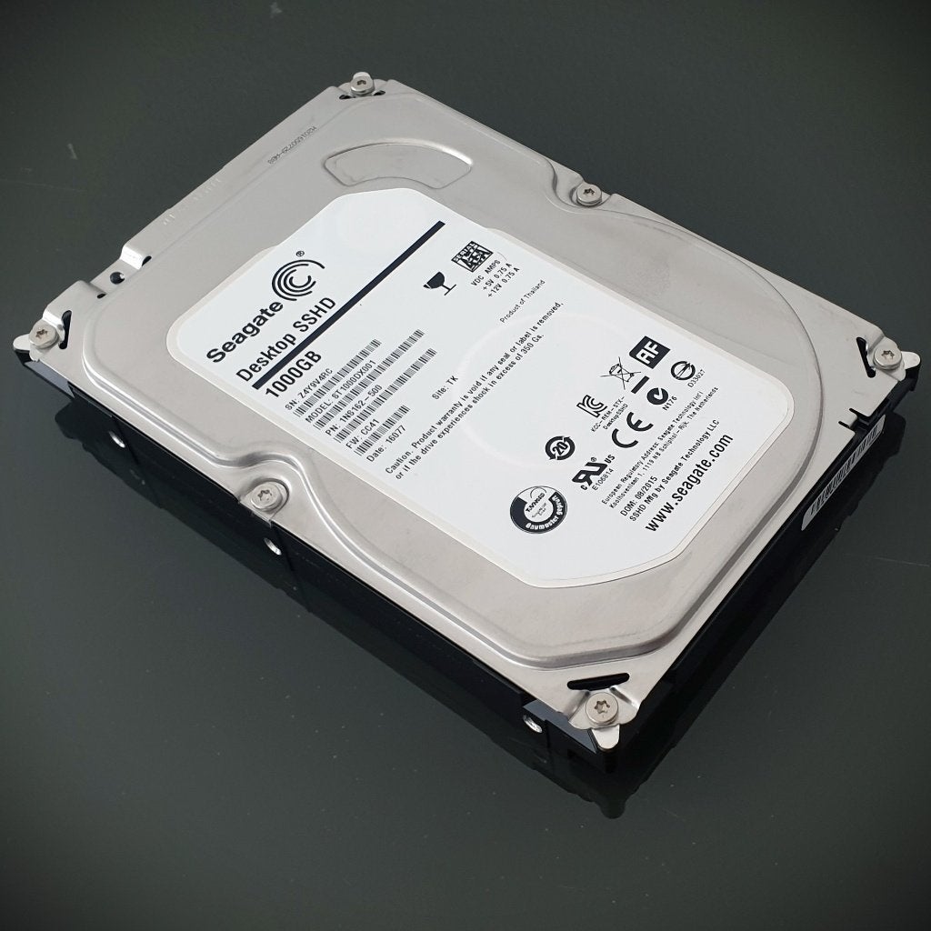 SEAGATE DESKTOP SSHD | 1TB | 3,5" HARDDISK, Computers en Software, Harde schijven, Ophalen of Verzenden, Zo goed als nieuw, Desktop