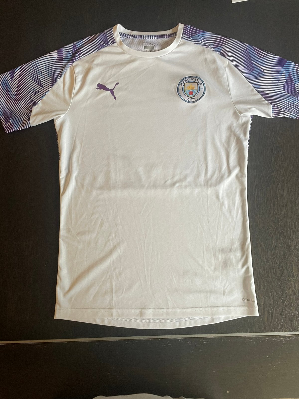 Manchester City trainingstenue 2019-2020, Sport en Fitness, Voetbal, Maat M, Ophalen of Verzenden, Zo goed als nieuw, Shirt