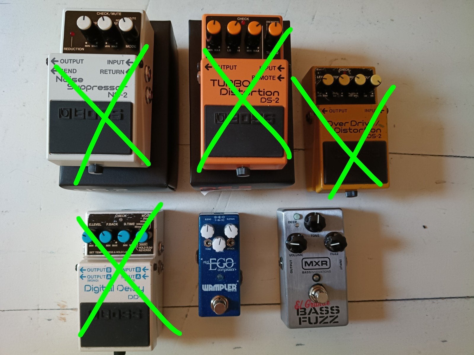 Gitaarpedalen Boss, Wampler, MXR, Muziek en Instrumenten, Verzenden, Delay of Echo
