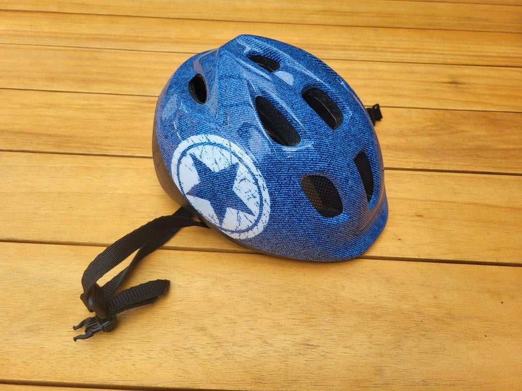 Polisport Fietshelm Jeans S (52-56 cm) - Kinderhelm, S, Jongen of Meisje, Ophalen of Verzenden, Zo goed als nieuw