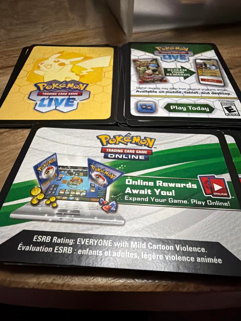 Pokémon TCG Live & Online Code Kaarten, Ophalen of Verzenden, Zo goed als nieuw