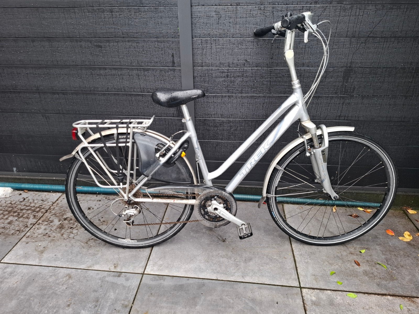 Damesfiets Trek T700 navigator, 28 inch, 27 versnellingen., Gebruikt, Versnellingen, 50 tot 53 cm, Ophalen