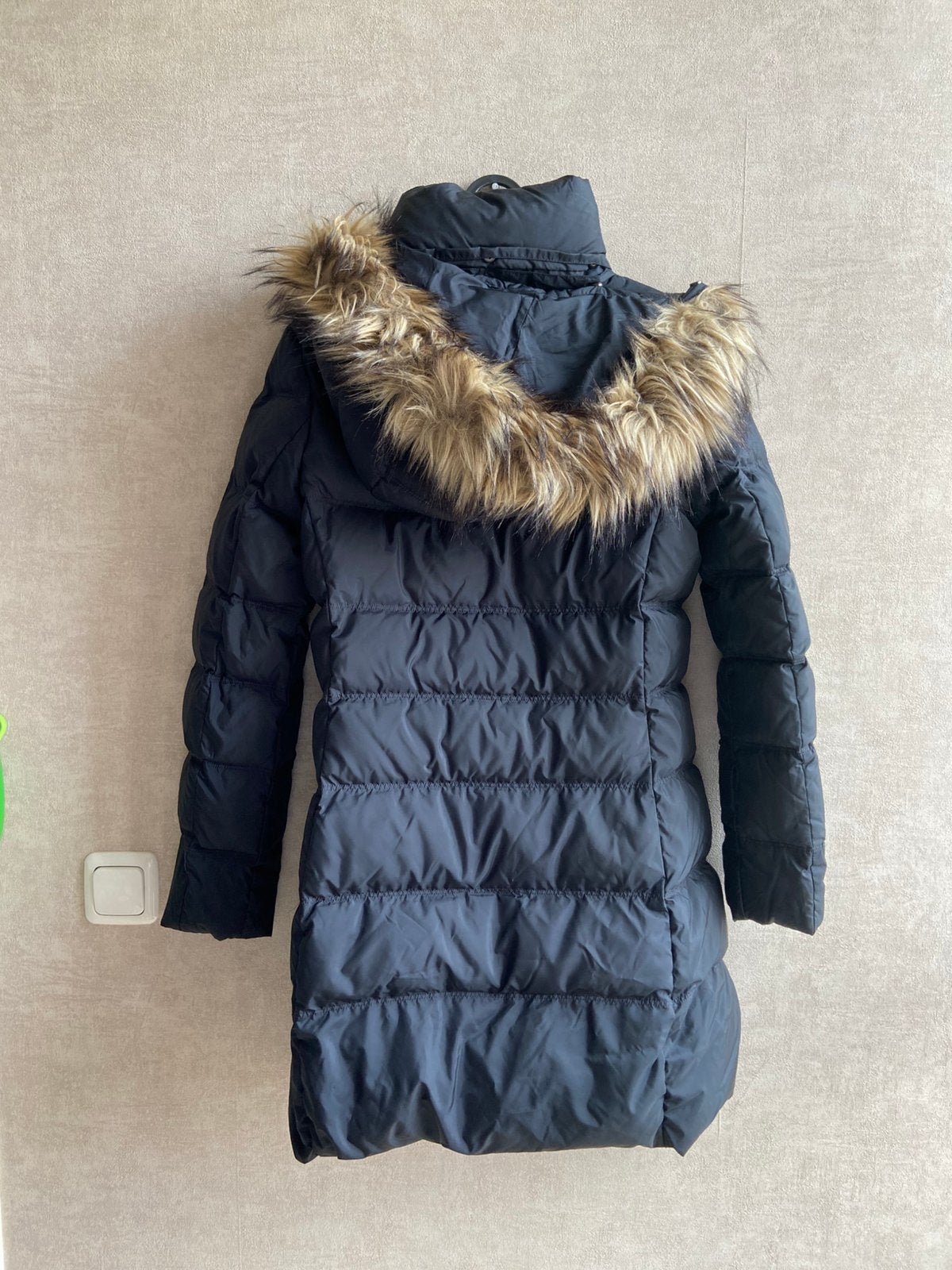 tommy hilfiger puffer jas, Ophalen of Verzenden, Zo goed als nieuw, Maat 36 (S), Blauw