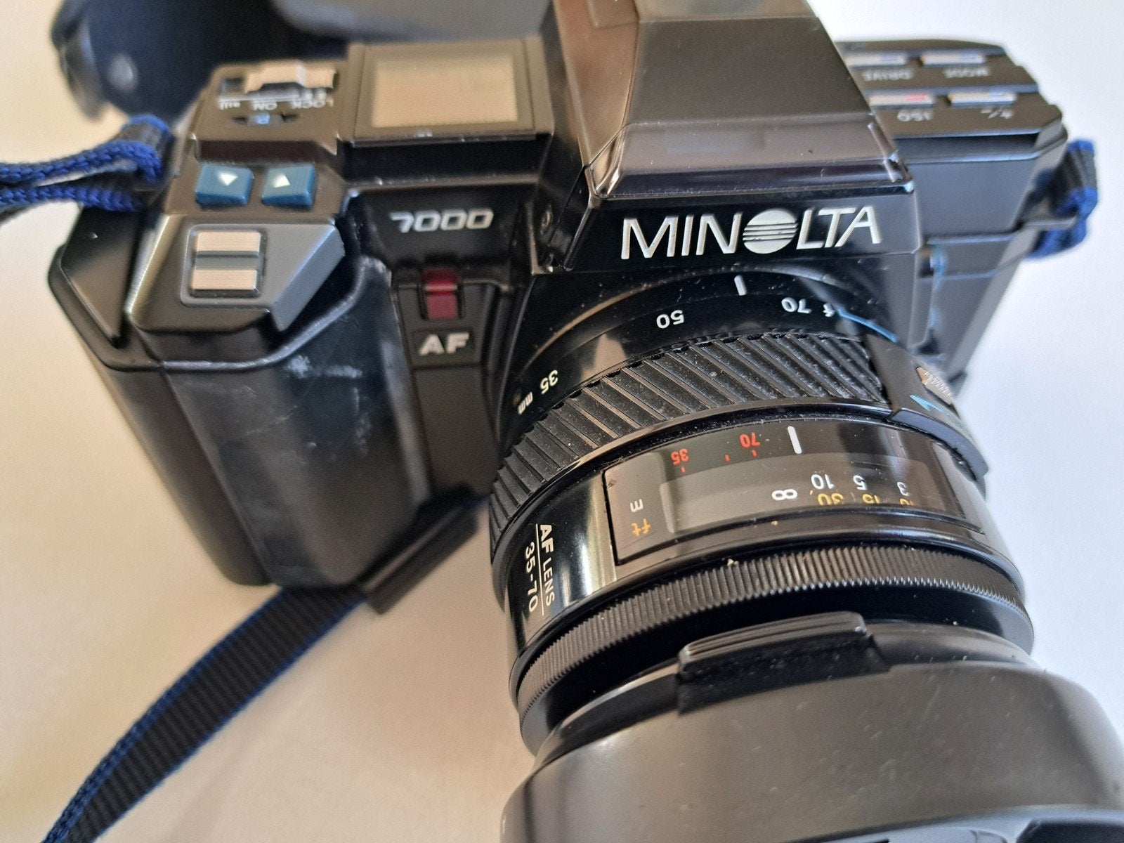 minolta 7000 spiegelreflex camera in prima staat, Ophalen of Verzenden, Gebruikt, Spiegelreflex, Minolta