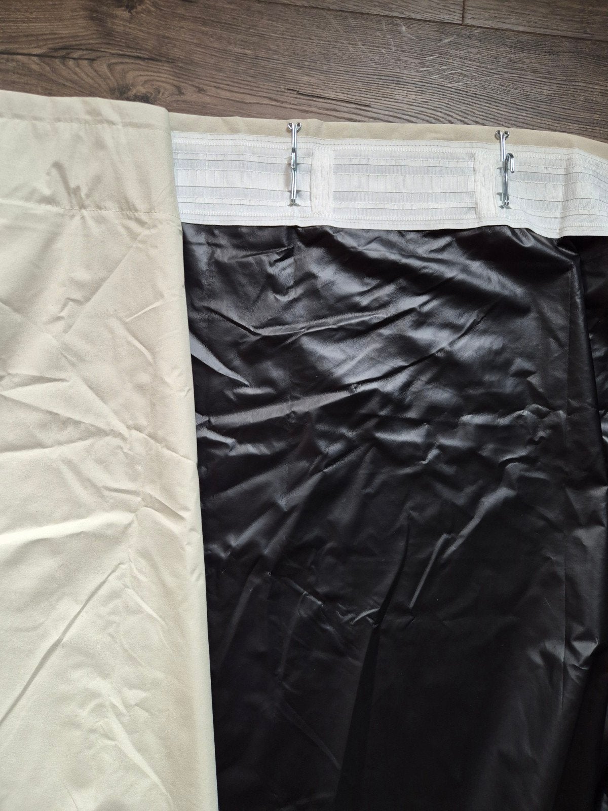 Verduisterend gordijn Bengta Ikea, met rails en haken, Ophalen, Gebruikt, Met haken, Gordijn