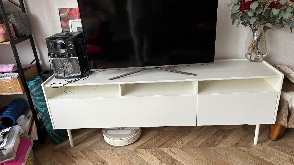 TV meubel, Ophalen, Gebruikt, 150 tot 200 cm, Minder dan 100 cm