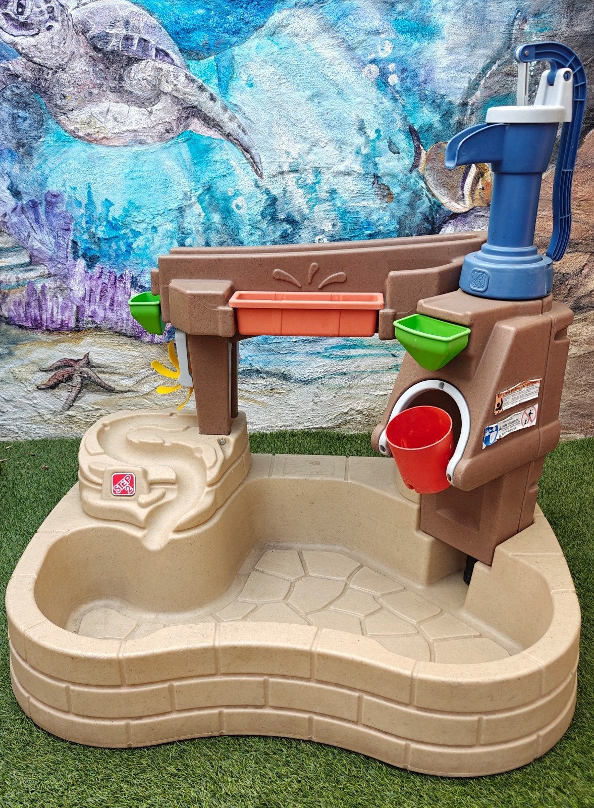 Step2 Pump & Splash Discovery Stone Pond Watertafel, Kinderen en Baby's, Ophalen, Gebruikt