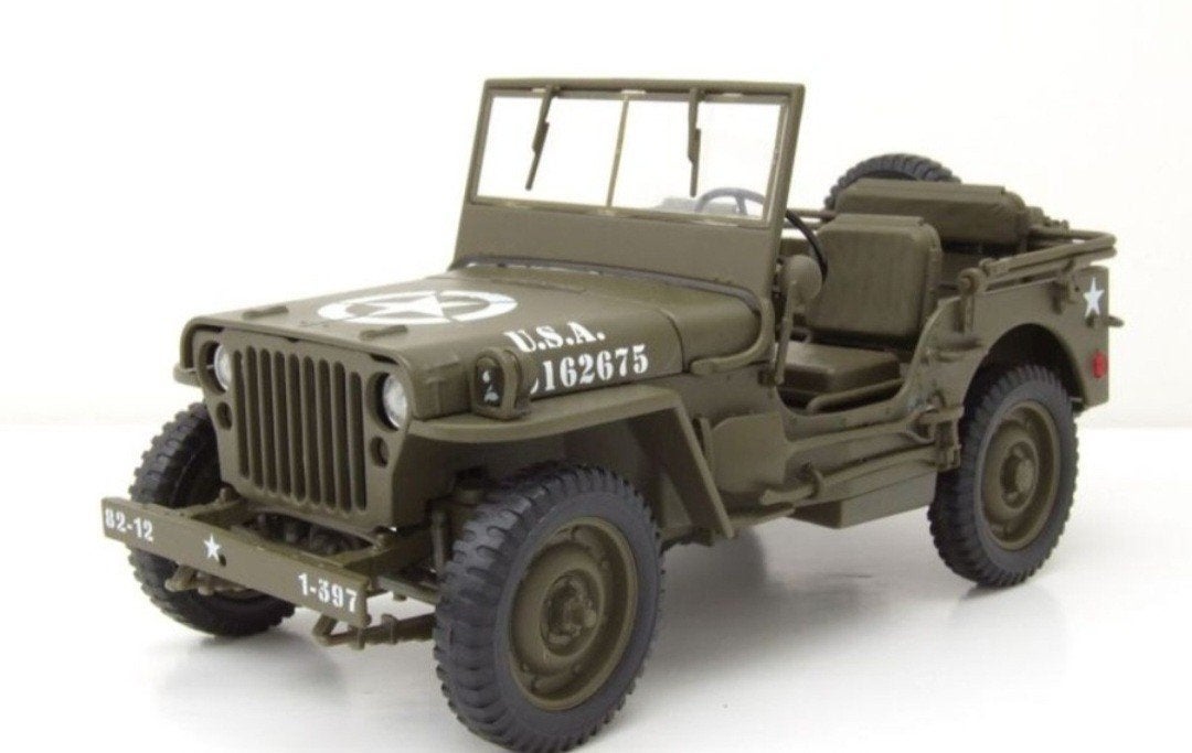 1 :18 AANBIEDING! Jeep Willy,s MB uit 1941 Welly, Hobby en Vrije tijd, Modelauto's | 1:18, Ophalen of Verzenden, Nieuw, Auto, Overige merken