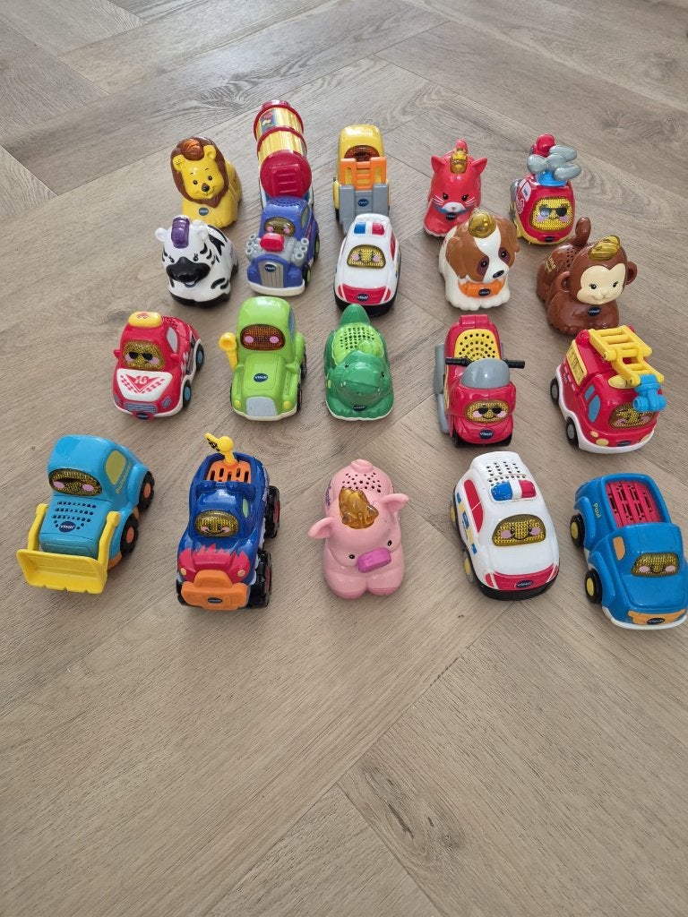 Vtech autos, toren, brandweer, garage en vliegtuig, Ophalen, Gebruikt, 2 tot 4 jaar