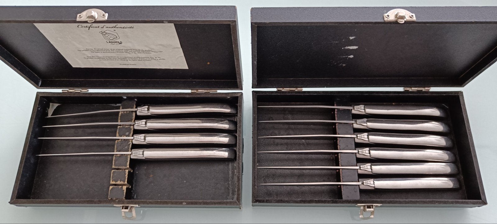 Laguiole Style de Vie steakmessen set - 10stuks., Gebruikt, Ophalen of Verzenden, Rvs of Chroom, Overige merken