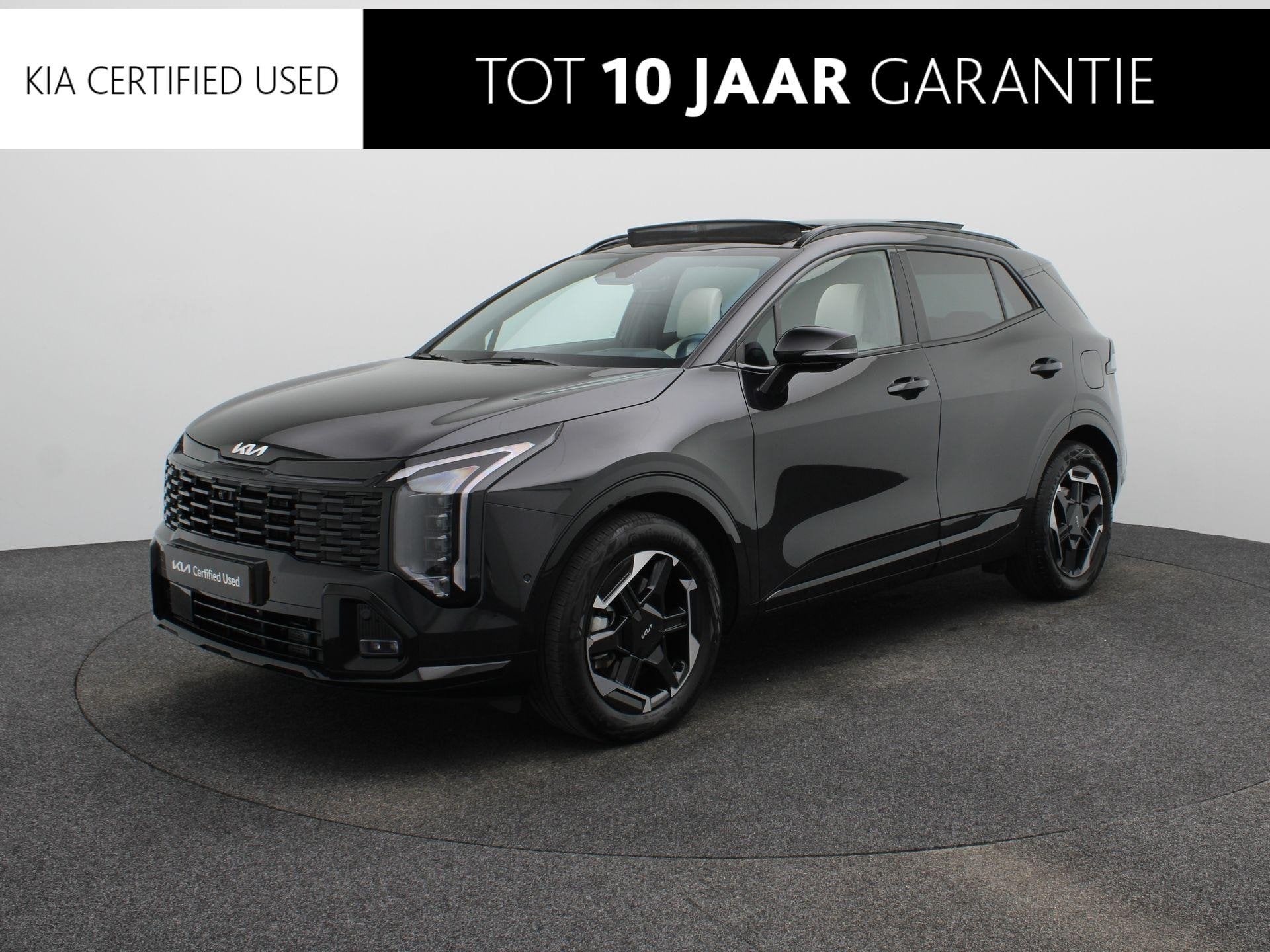 Kia Sportage 1.6 T-GDi Hybrid GT-PlusLine | Nieuwste model !, Auto's, Euro 6, 4 cilinders, Zwart, Origineel Nederlands