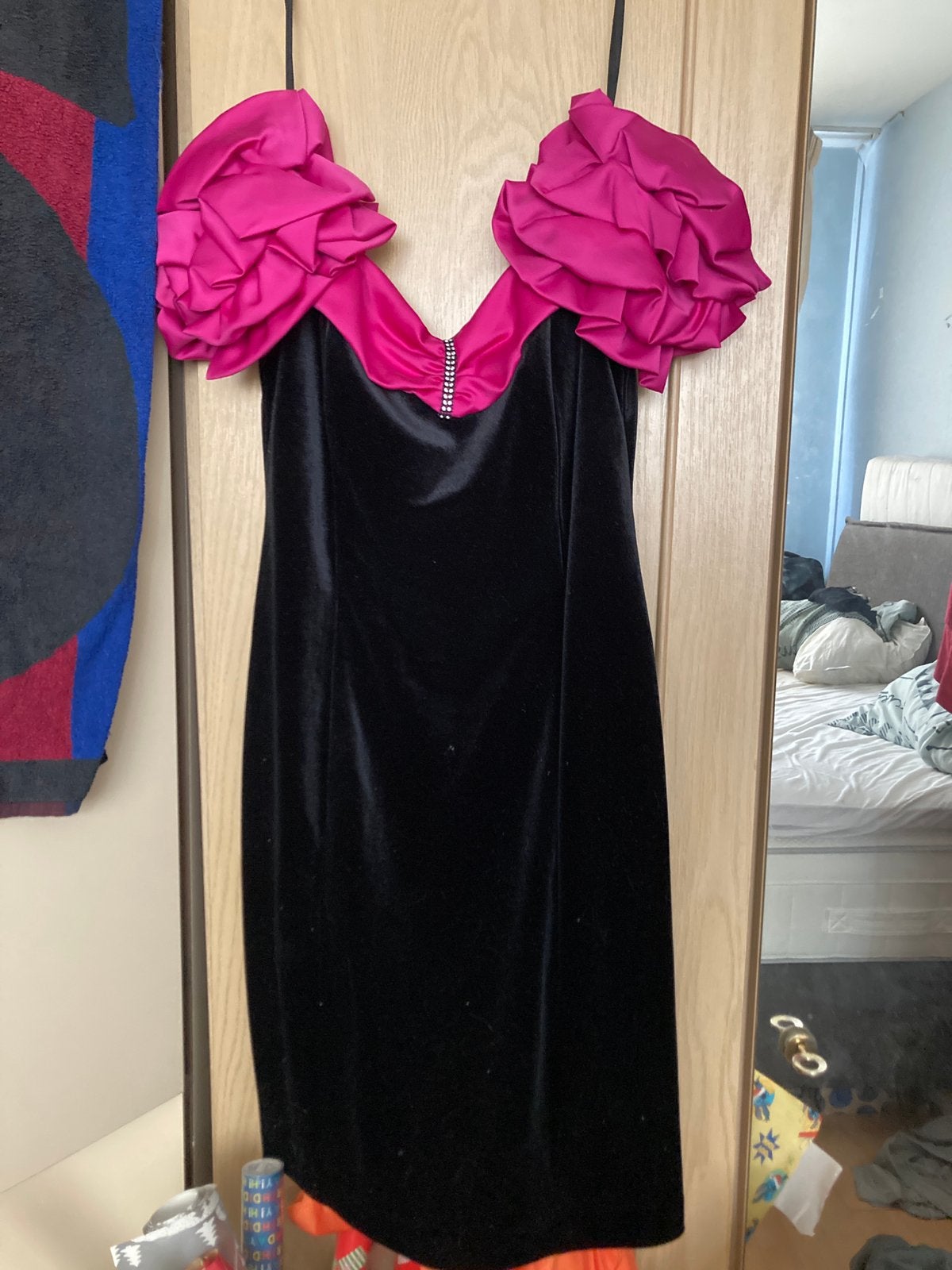 Gala - / Feestjurk maat 36/38, Kleding | Dames, Jurken, Zwart, Ophalen of Verzenden, Zo goed als nieuw, Maat 36 (S)
