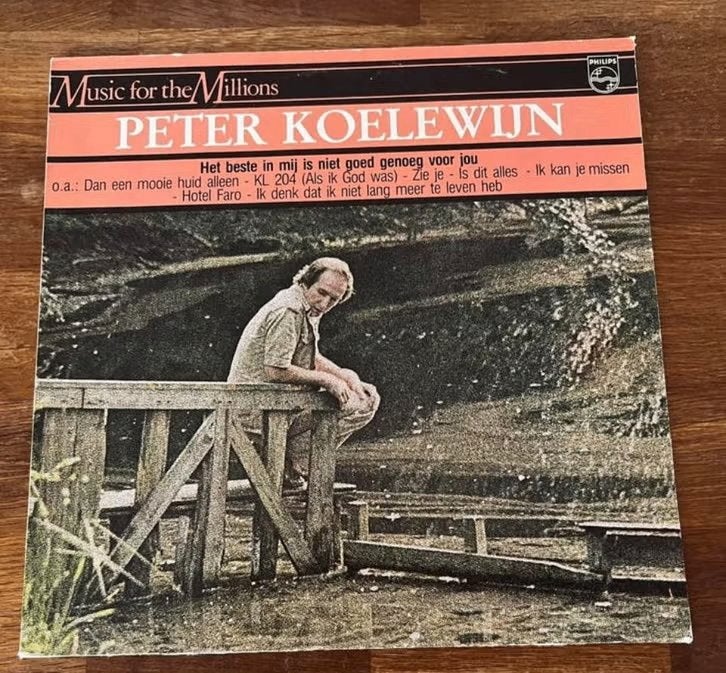 14. LP Peter Koelewijn Het beste in mij is niet goed genoeg, Cd's en Dvd's, Vinyl | Nederlandstalig, Ophalen of Verzenden, Zo goed als nieuw