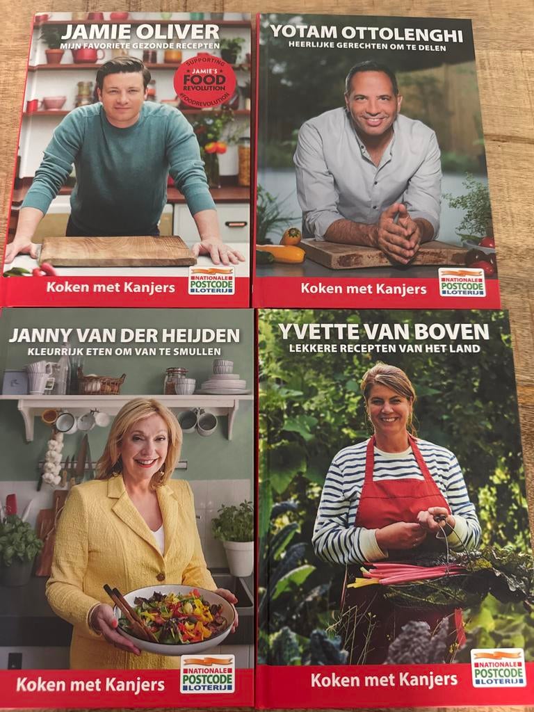 Kookboeken Jamie Oliver, Ottolenghi, Janny van der Heijden, Voorgerechten en Soepen, Ophalen of Verzenden, Zo goed als nieuw, Gezond koken