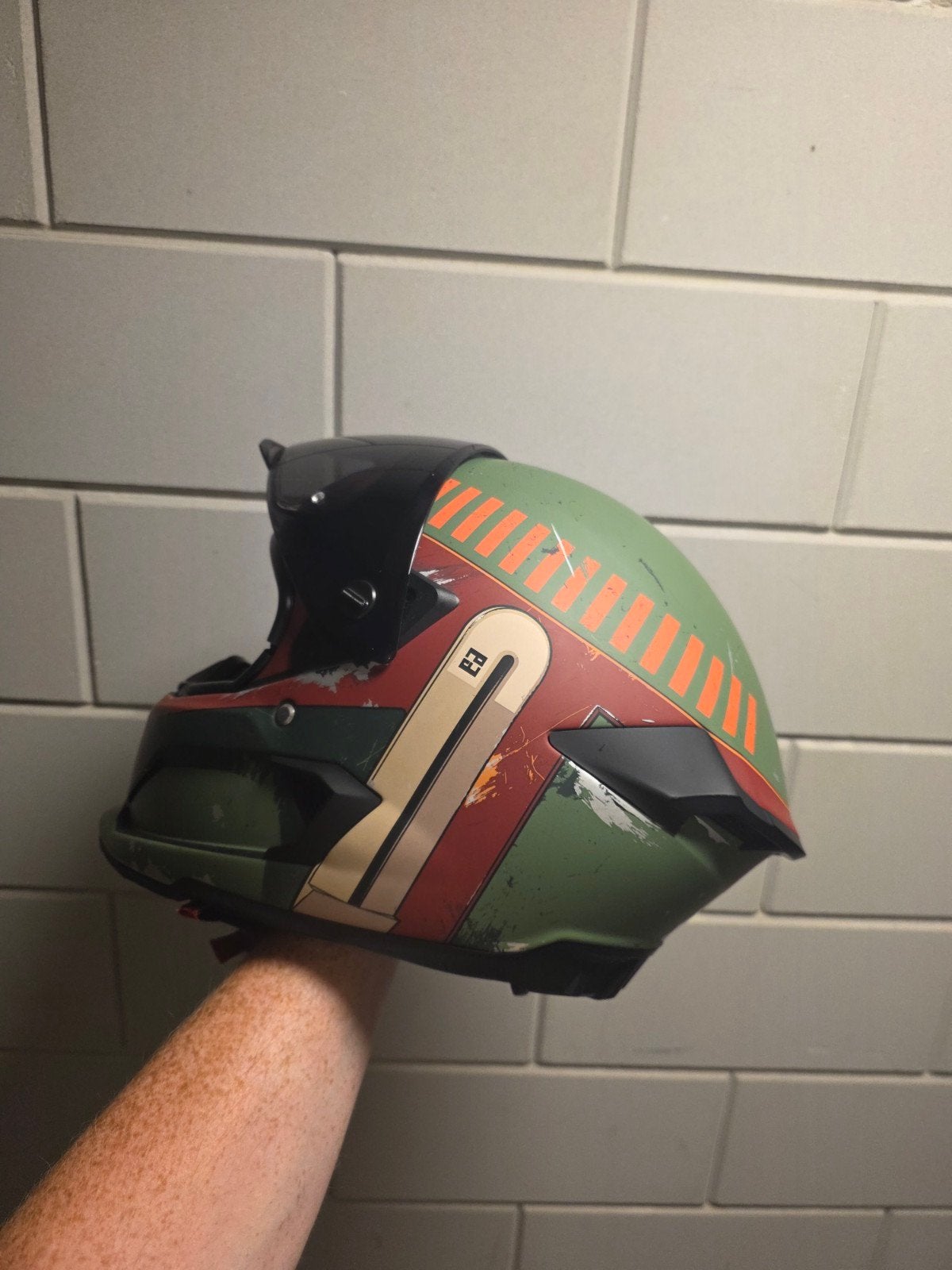 Ruroc Atlas 4.0 Carbon Star Wars Boba Fett Motorhelm, Motoren, Overige merken, Heren, Ophalen of Verzenden, Integraalhelm
