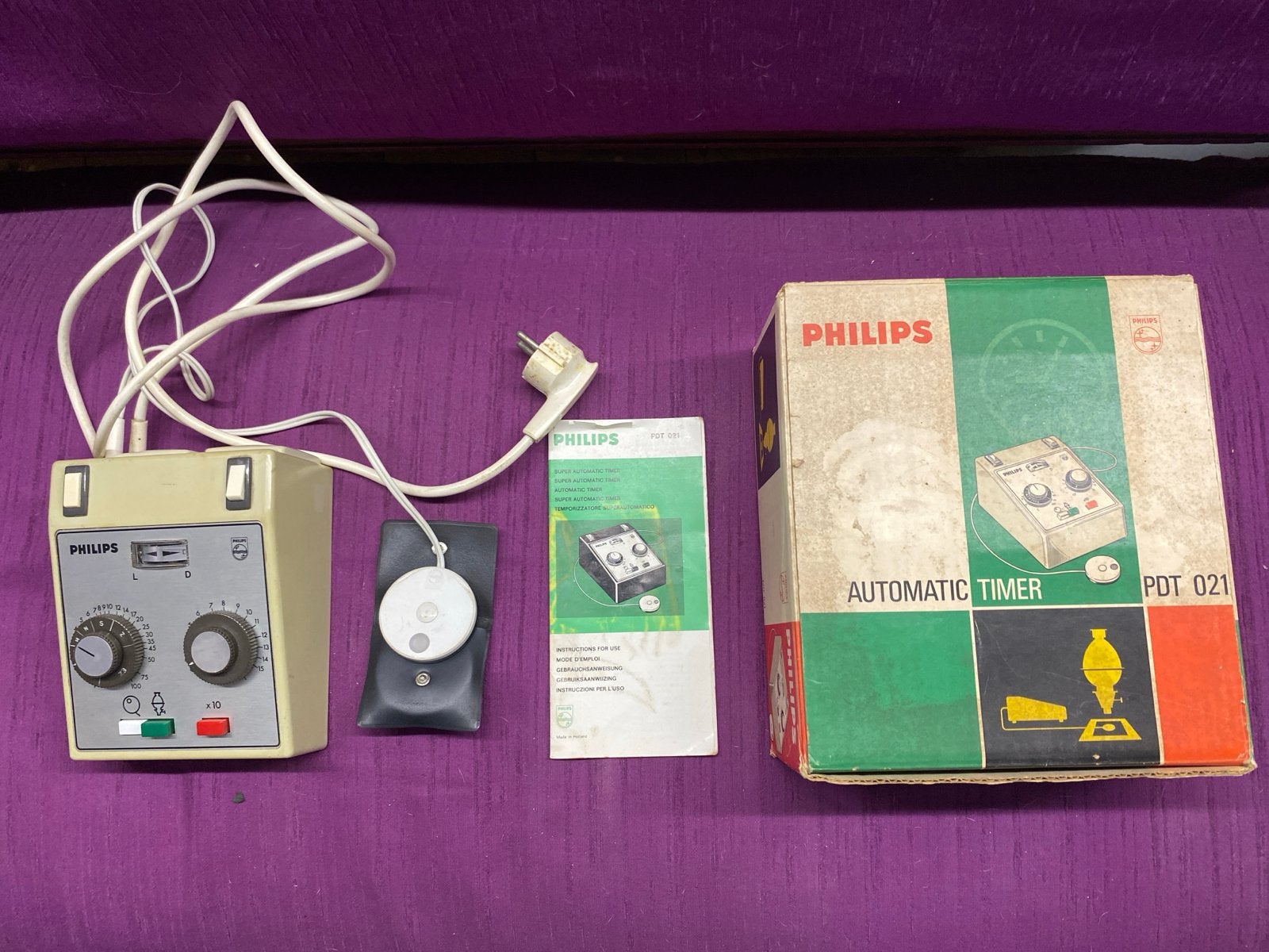 Philips PDT 021 Automatische Timer voor doka, Ophalen of Verzenden, Gebruikt, Philips, Timer