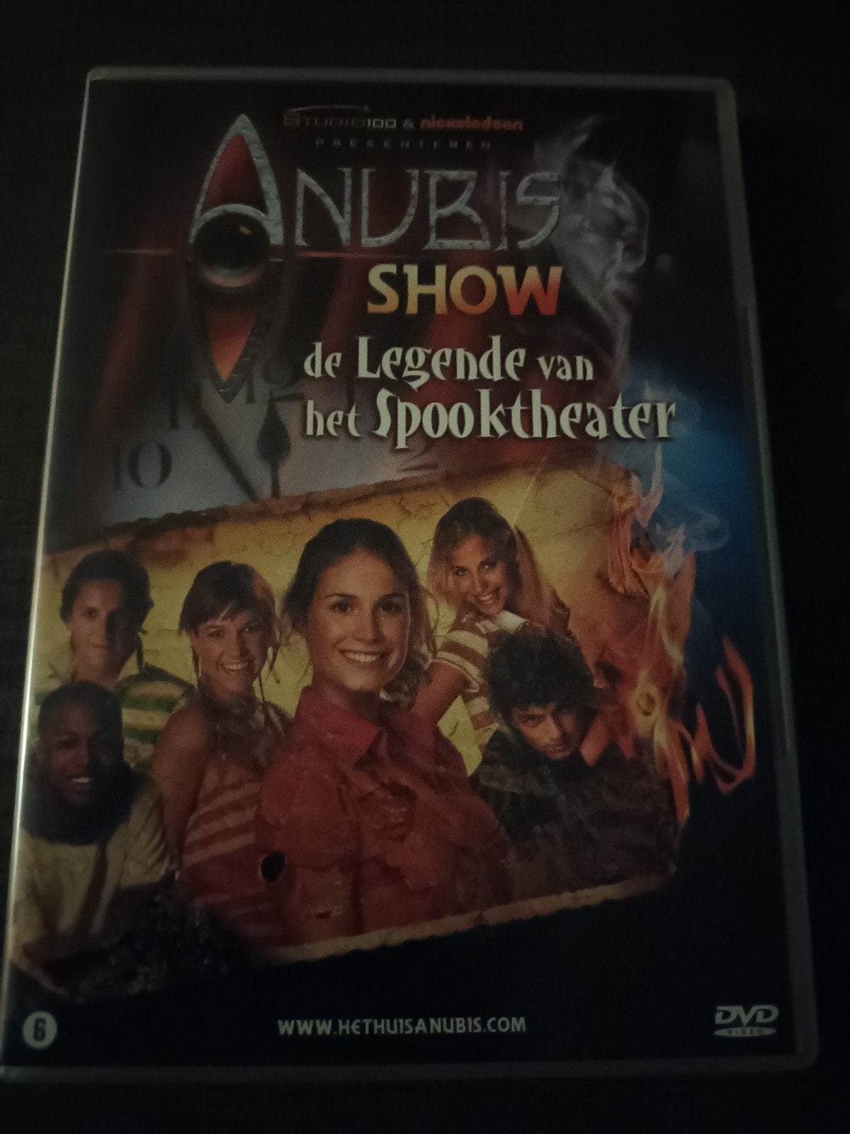 dvd Het huis van Anubis show De legende van het spooktheater, Alle leeftijden, Ophalen of Verzenden, Zo goed als nieuw