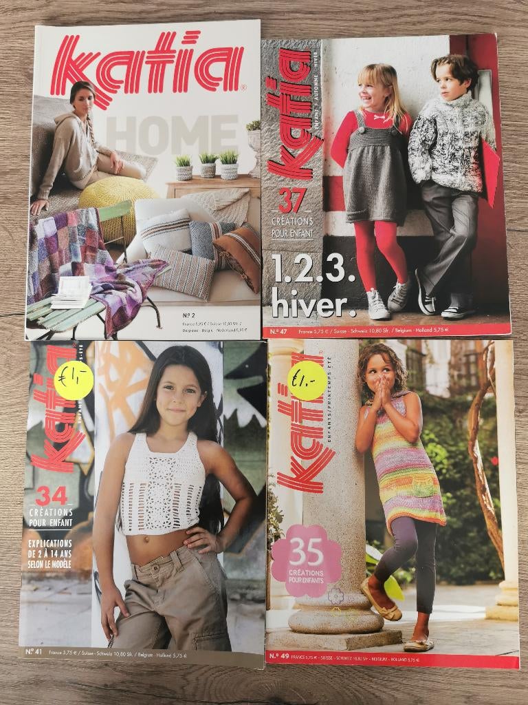 10 .. 4 x katia breiboeken, Ophalen of Verzenden, Zo goed als nieuw, Breien, Wol of Garen