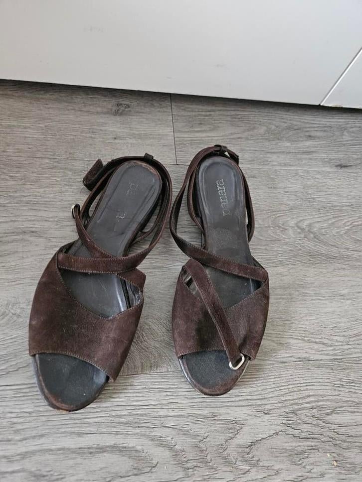 Panara sandalen, maat 37, Kleding | Dames, Schoenen, Zo goed als nieuw, Bruin, Panara, Sandalen of Muiltjes
